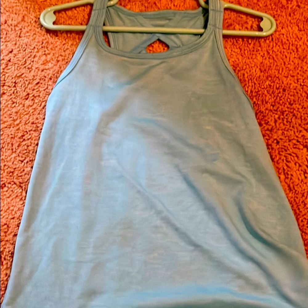 Champion brand blue tank